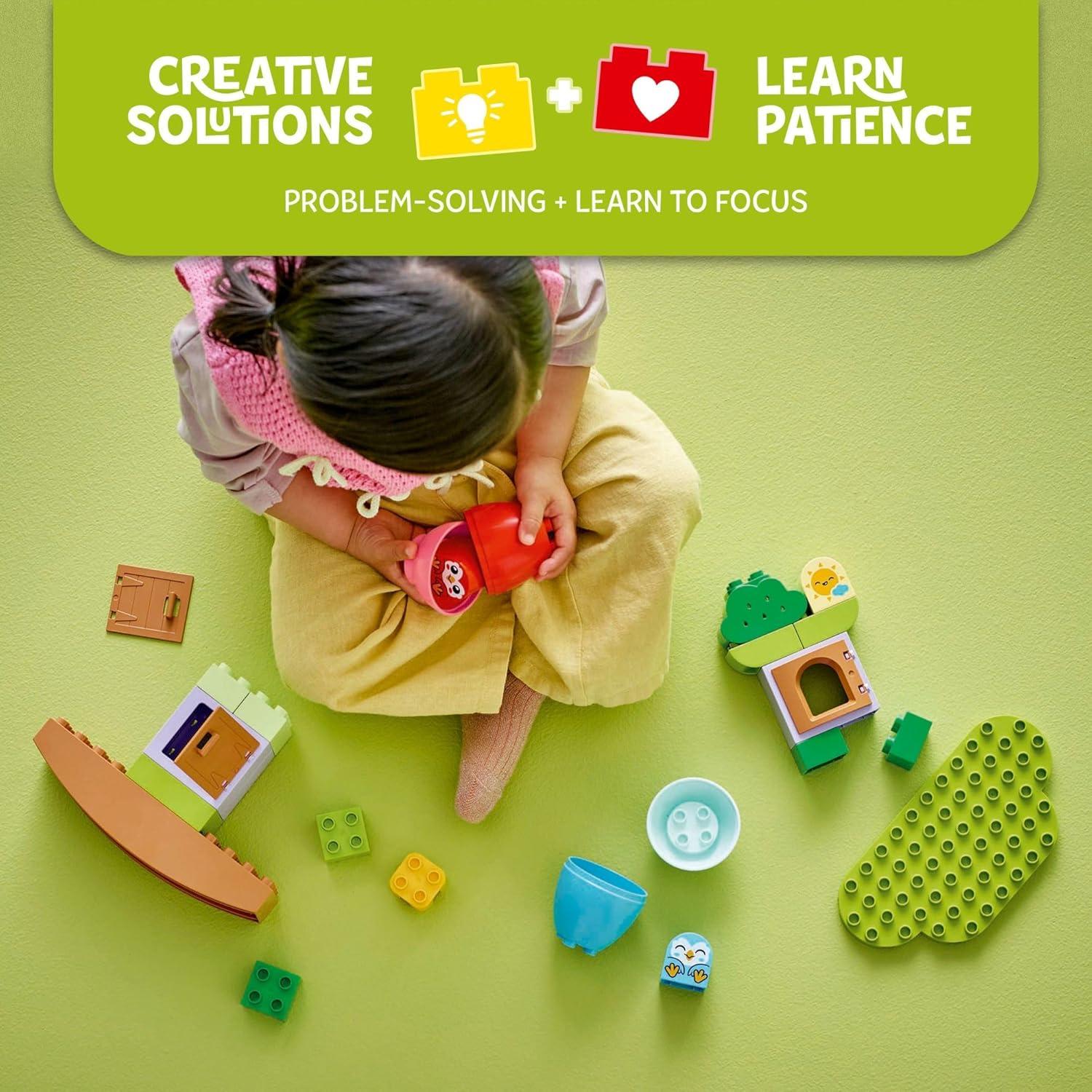 LEGO DUPLO Árbol de Equilibrio y Apilamiento 10440 - Juguete Educativo para Niños de 18 Meses