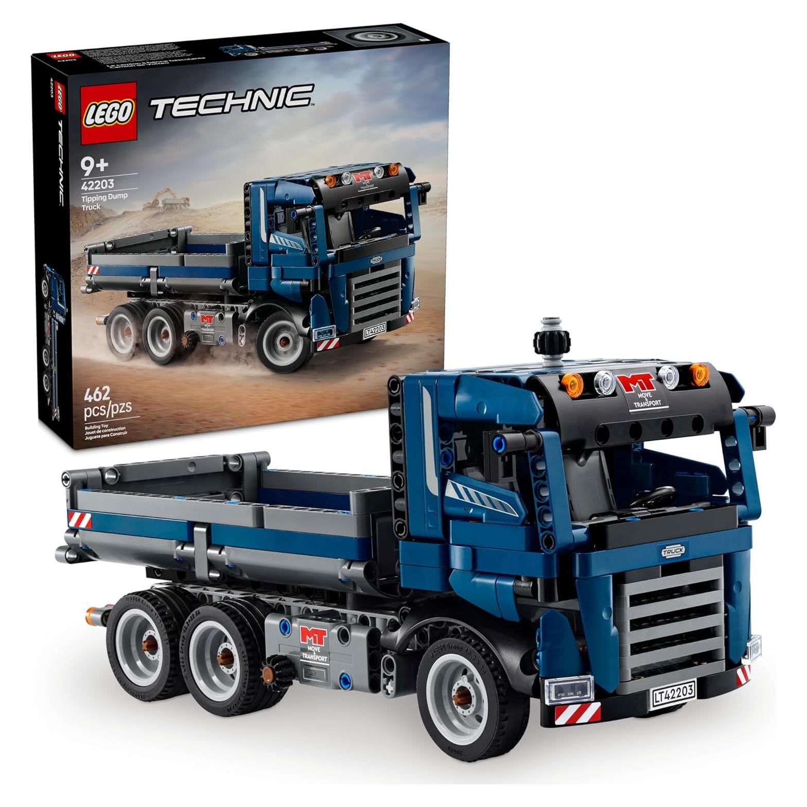 LEGO Technic Camión Volcador 42203 - Juguete de Construcción 462 Piezas