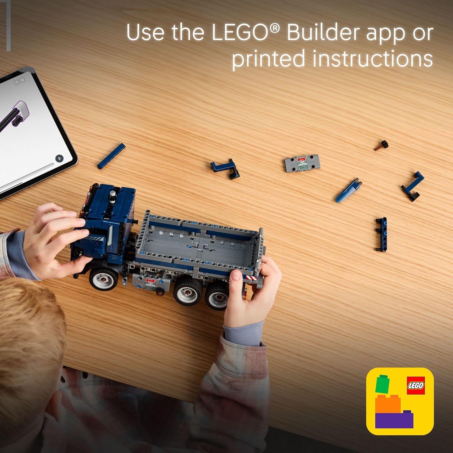 LEGO Technic Camión Volcador 42203 - Juguete de Construcción 462 Piezas