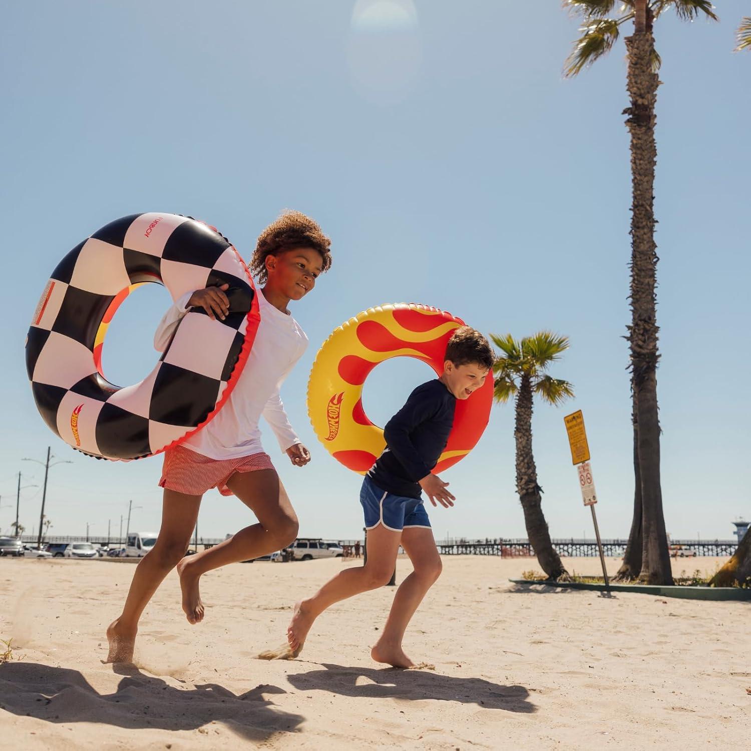 Flotador de Piscina Reversible FUNBOY Hot Wheels 86 cm