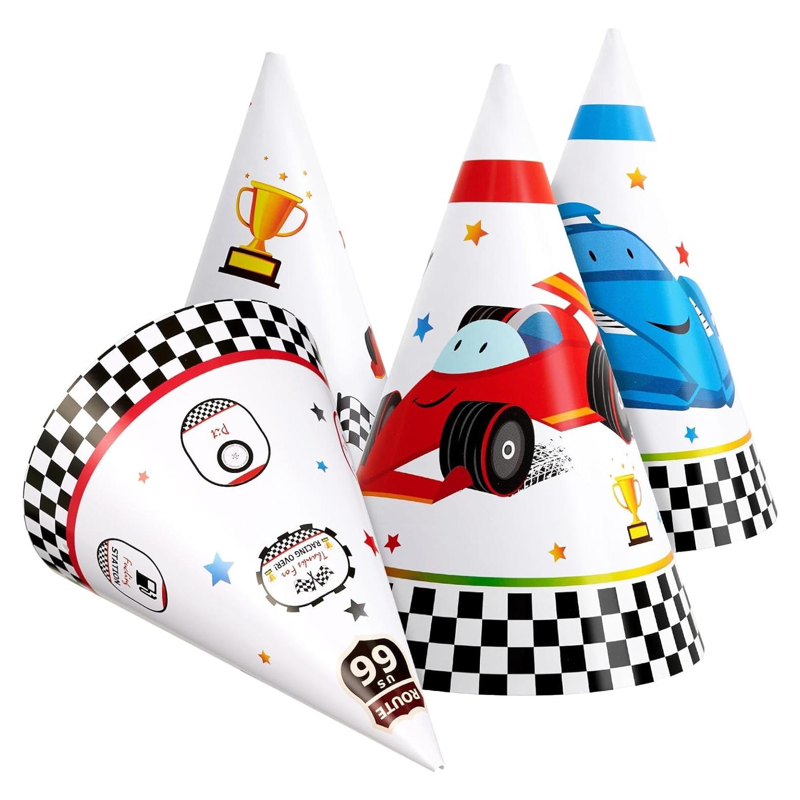 Gorros de Fiesta de Cumpleaños WERNNSAI - 12 Piezas Coloridos