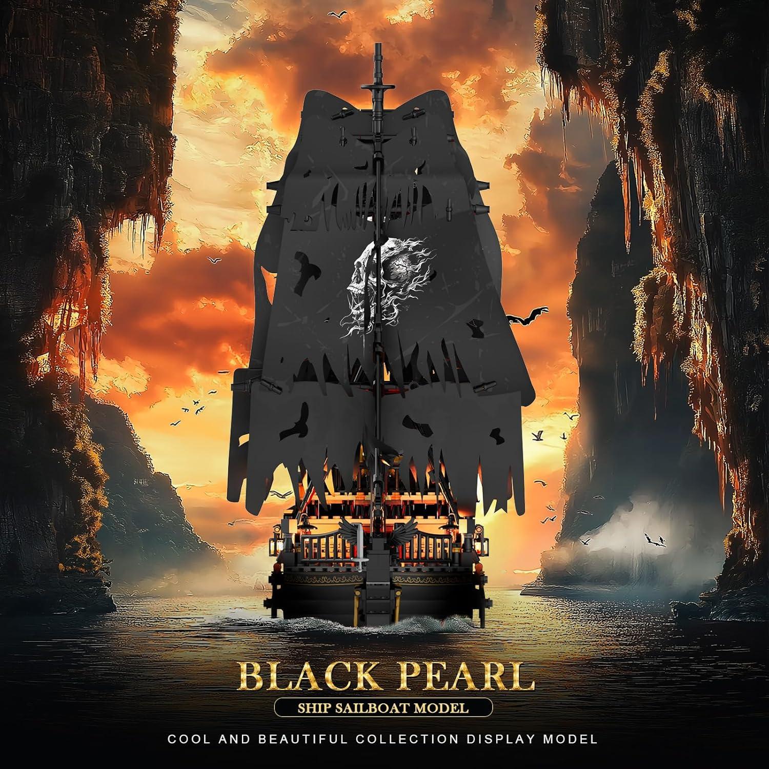 Set de Construcción Barco Pirata NUTCRACKER 1713 Piezas LED