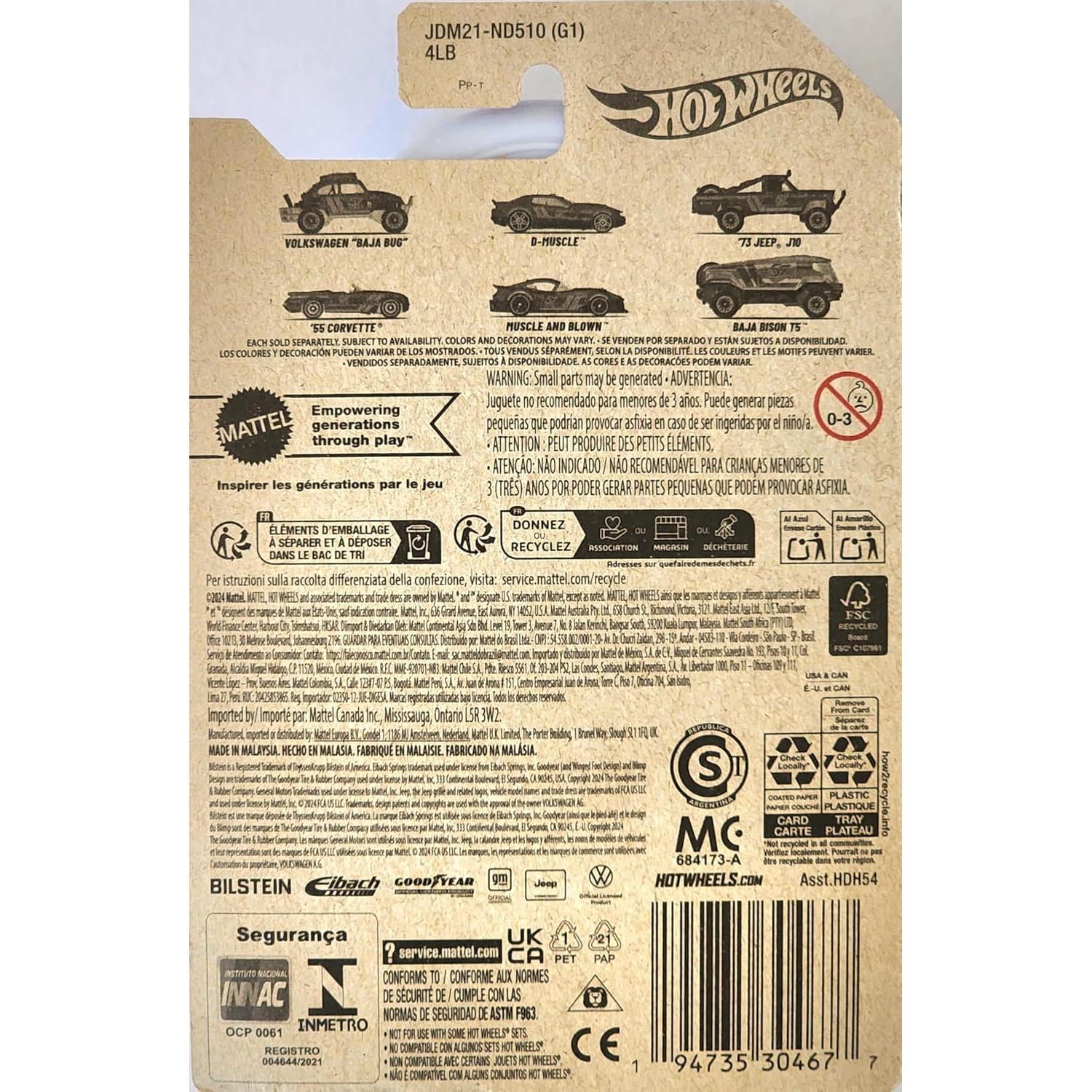 Hot Wheels D-Muscle 57 Aniversario 1:64 Mattel