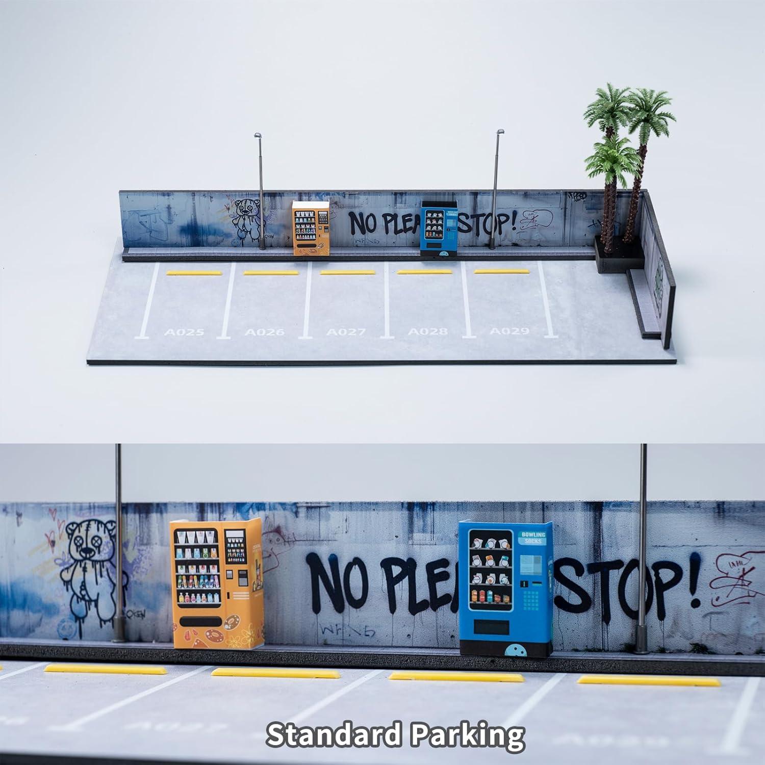 Estante para Hot Wheels con luces LED - 5 espacios 1/64