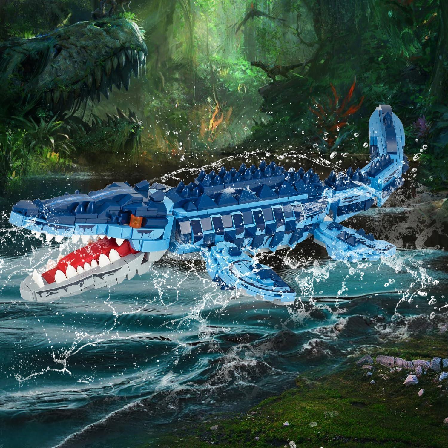 Set de Construcción Mosasaurio WinGift 805 Piezas STEM