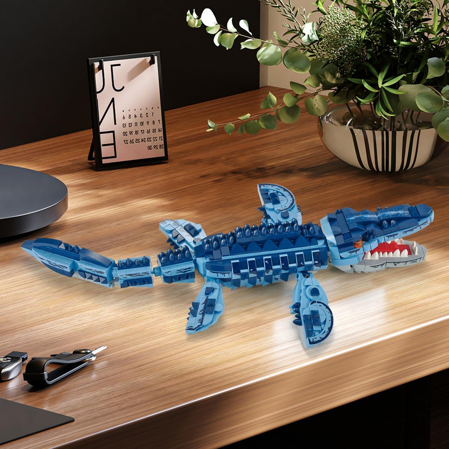 Set de Construcción Mosasaurio WinGift 805 Piezas STEM