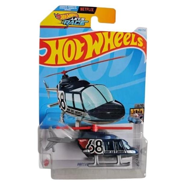 Helicóptero Hot Wheels Propper Chopper Azul 6/10 - Mattel