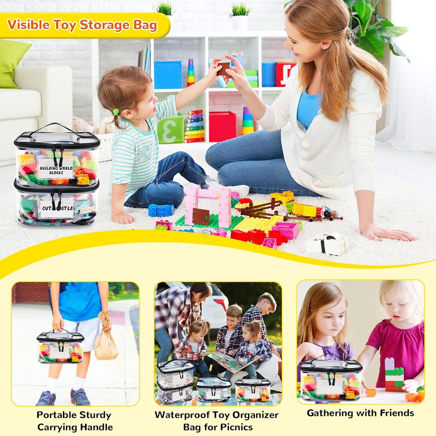 Bolsa Organizador de Juguetes Tesuko 6PCS PVC Impermeable