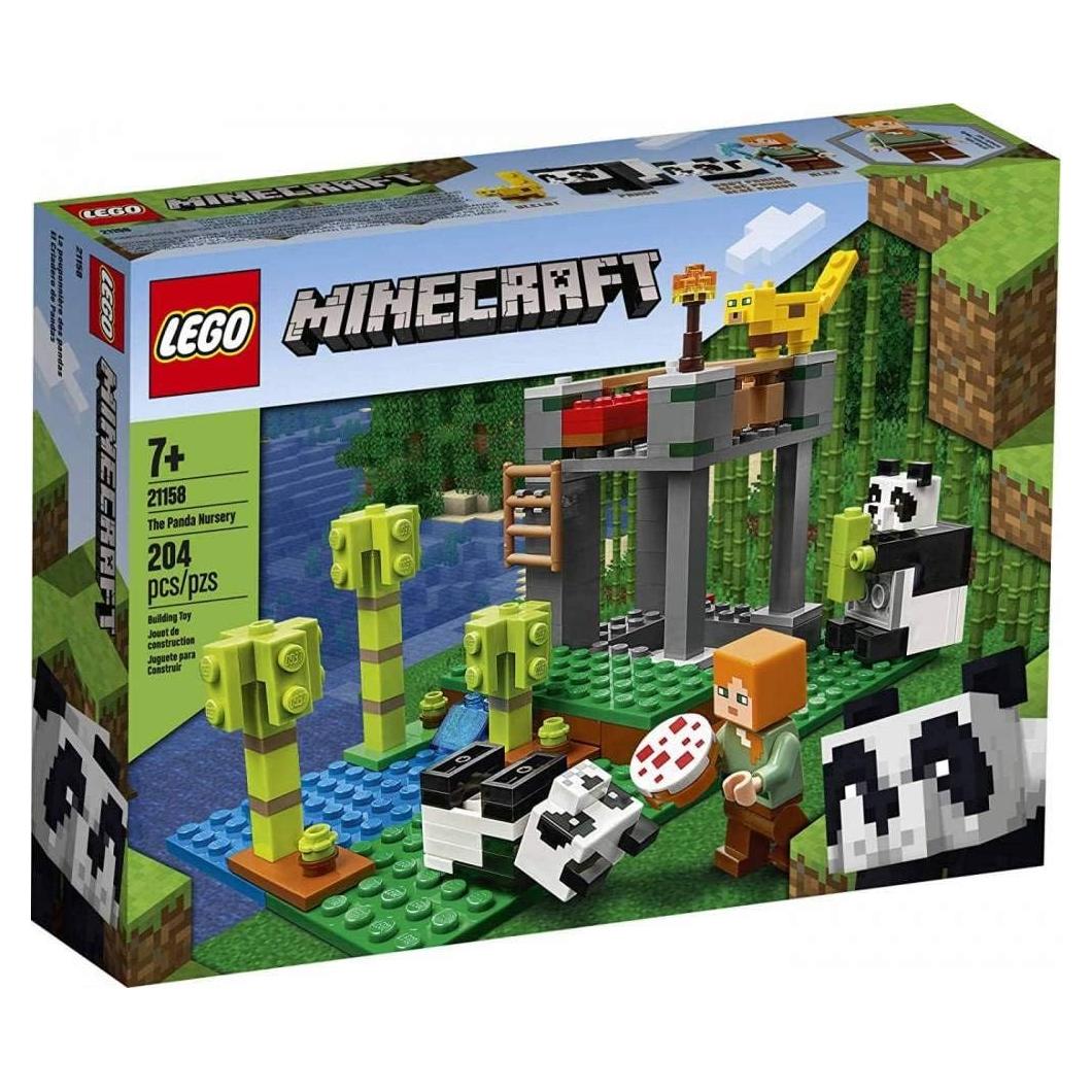 LEGO Minecraft La Guardería de Pandas 21158 - 204 Piezas
