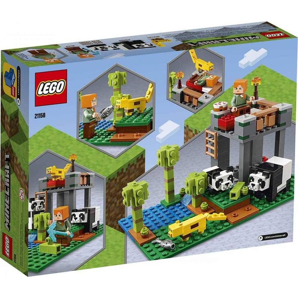 LEGO Minecraft La Guardería de Pandas 21158 - 204 Piezas