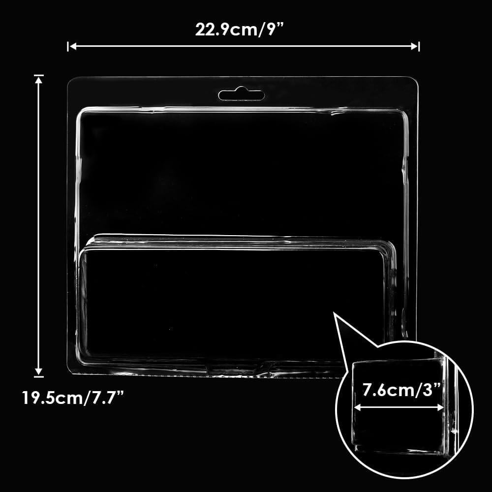 Paquete de 10 Protectores Transparentes Baskiss para Hot Wheels Premium 2-Pack