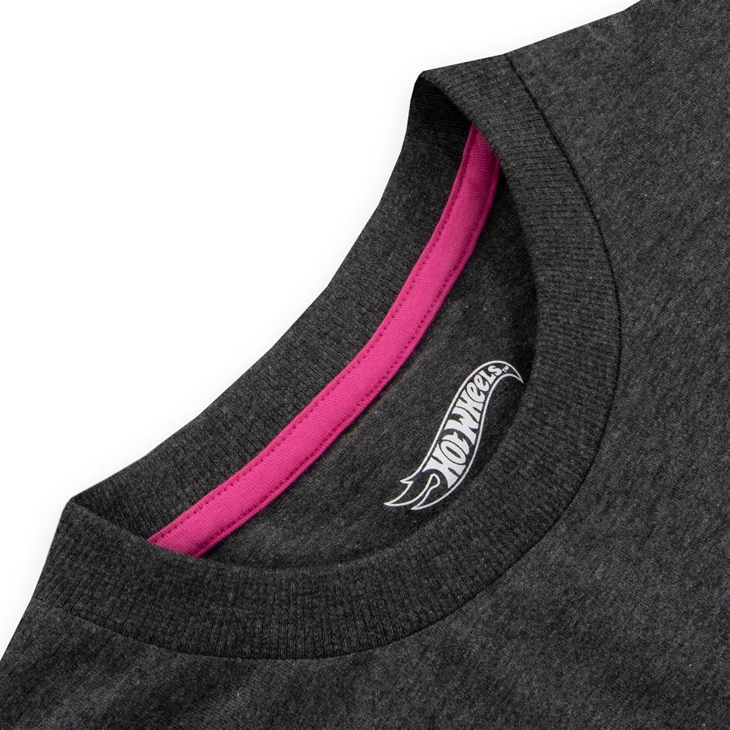 Conjunto camiseta y pantalones cortos Hot Wheels para niñas 8 años