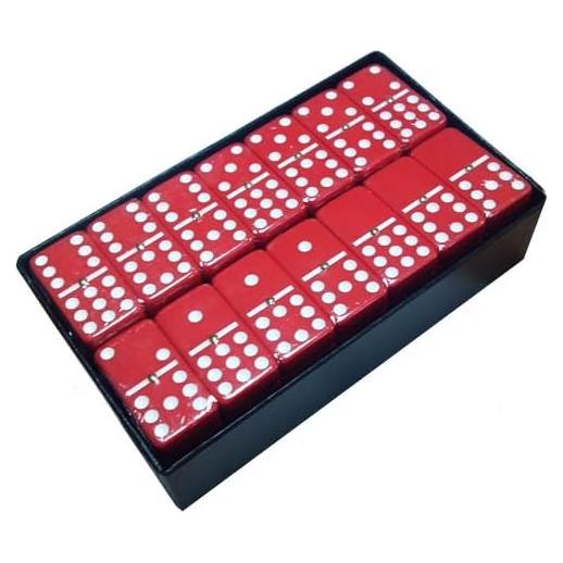 Dominó Doble 9 Marion & Co Jumbo 55 Fichas Rojo