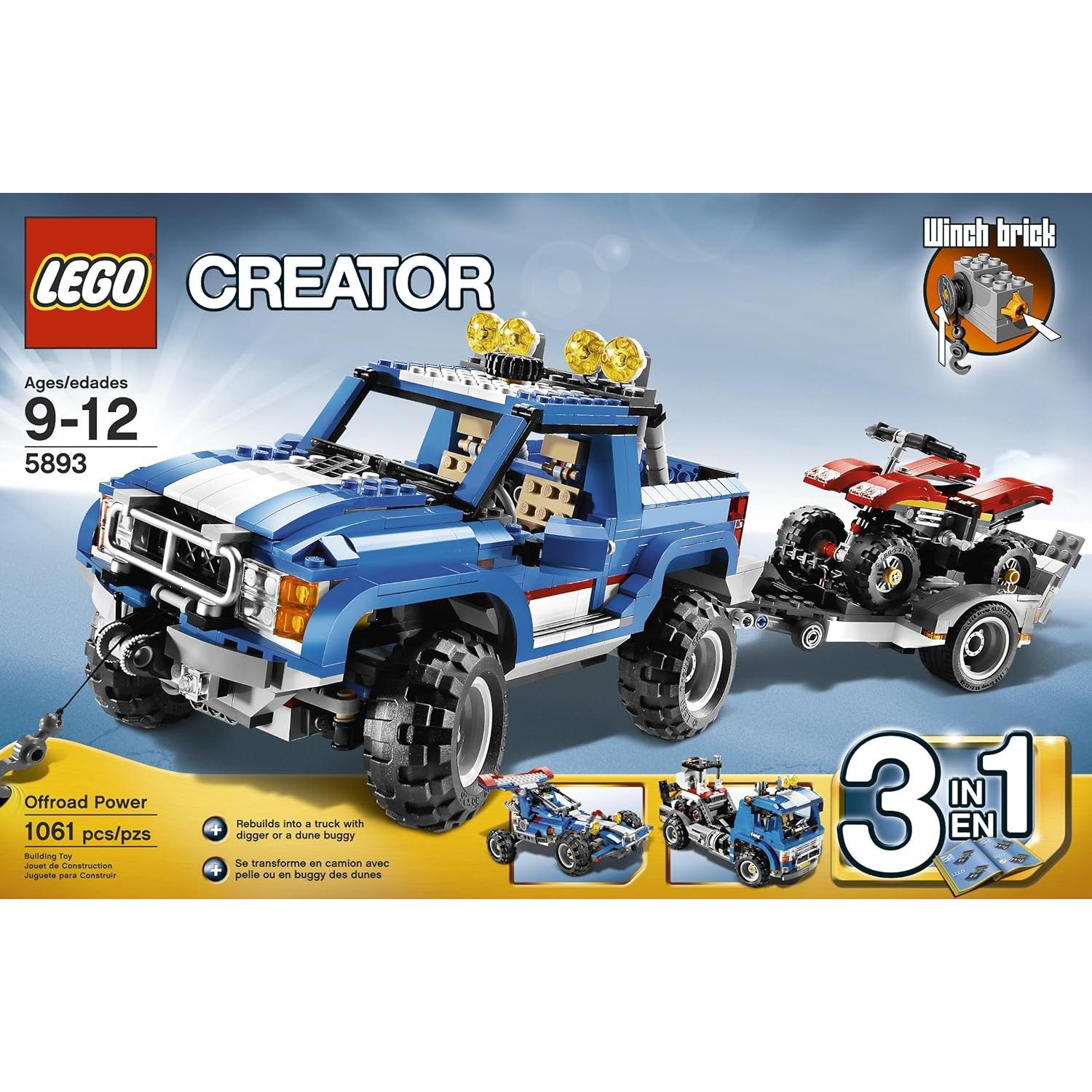 LEGO Todoterreno Offroad Power 5893 - 1061 Piezas
