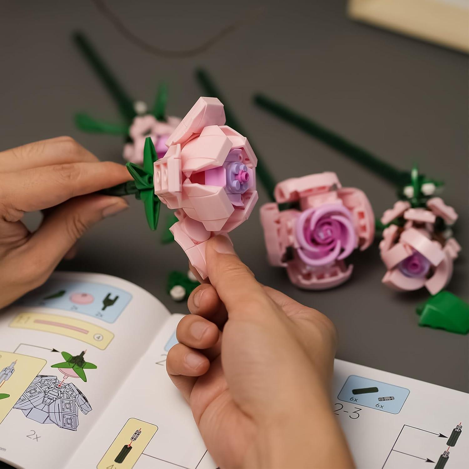 Juego de Construcción de Flores CHUANGPIN 741 Piezas