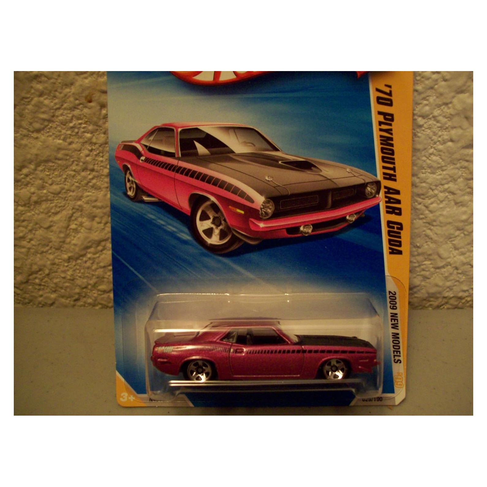 Hot Wheels 1970 Plymouth AAR Cuda 1:64 Escala Púrpura