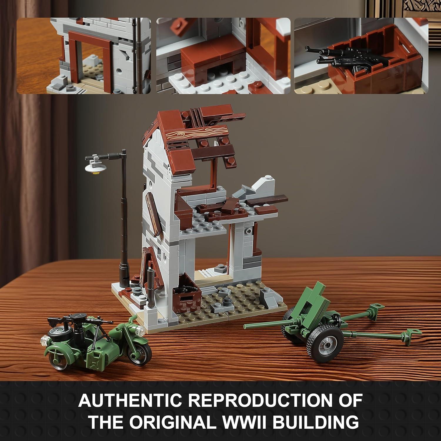 Juguete de Construcción Militar MISTBUY - Tanques WWII 1452 Piezas