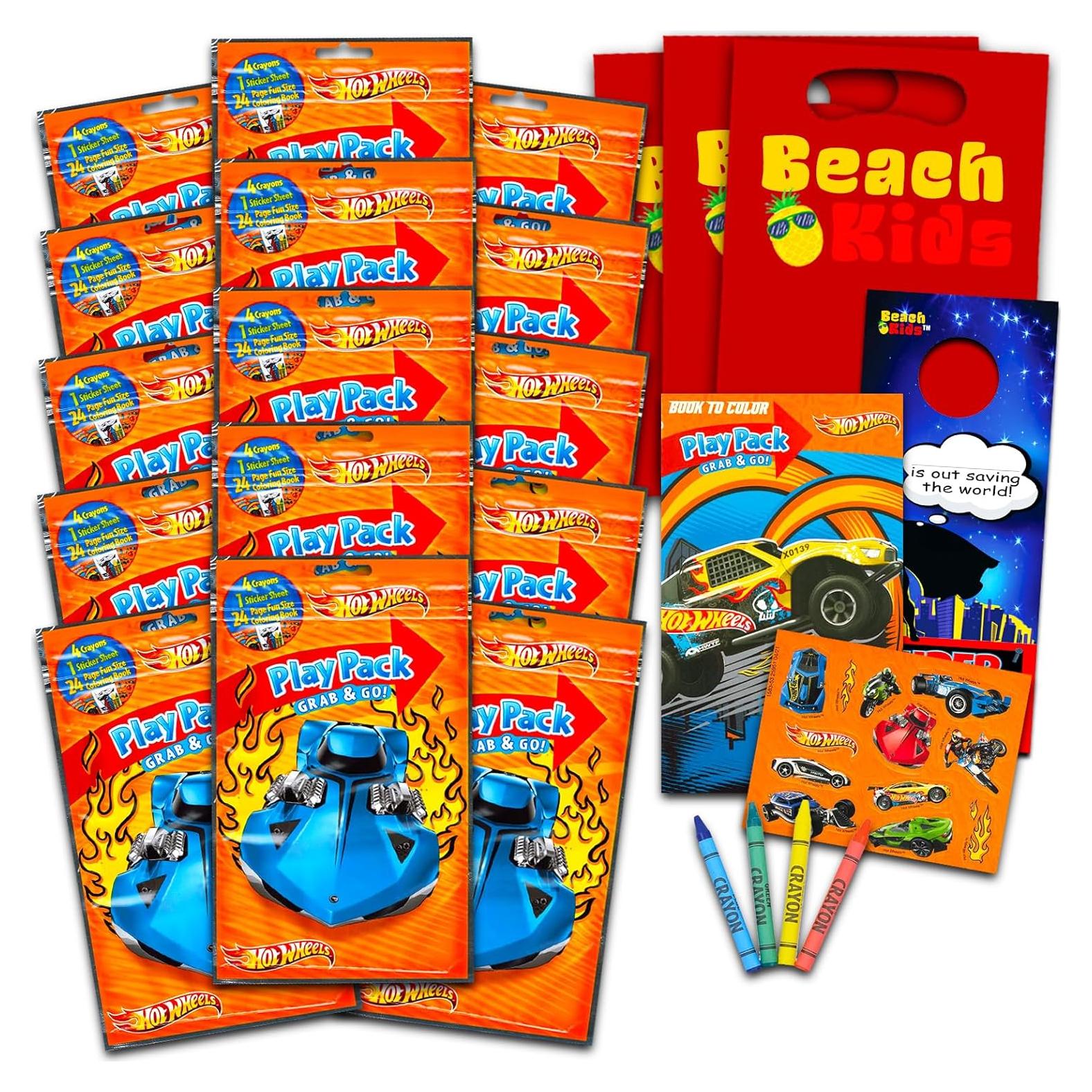 Conjunto de 15 Paquetes de Juego Hot Wheels para Niños