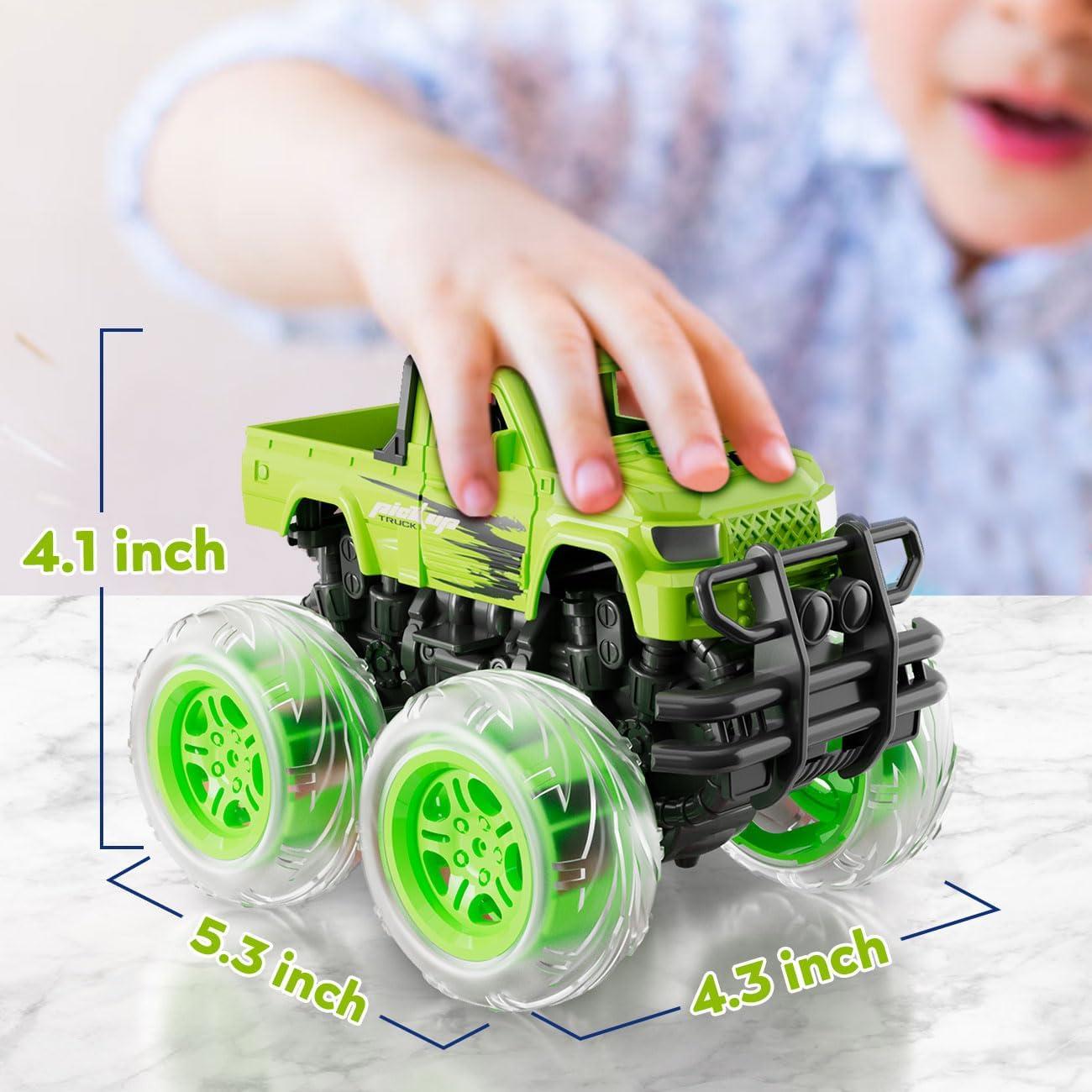 Set de 2 Camiones Monster Truck Shantou para Niños 3-4 Años