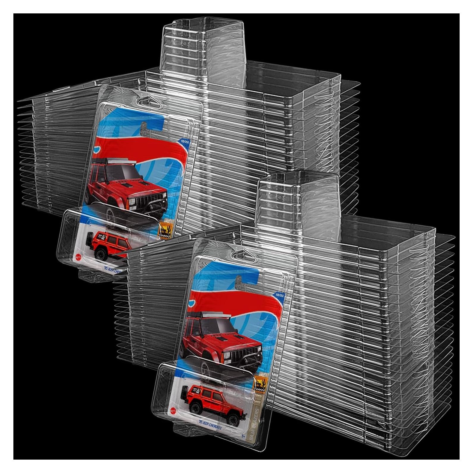 50 Fundas Protectores Transparentes YEXEXINM para Modelos de Coches