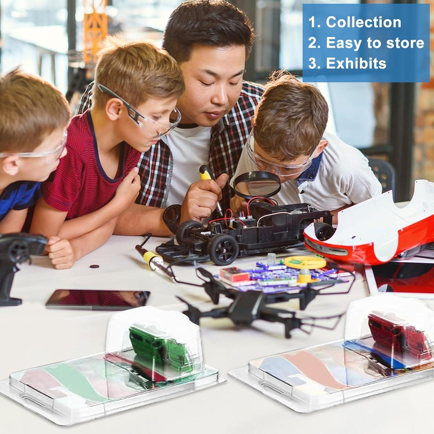 50 Fundas Protectores Transparentes YEXEXINM para Modelos de Coches