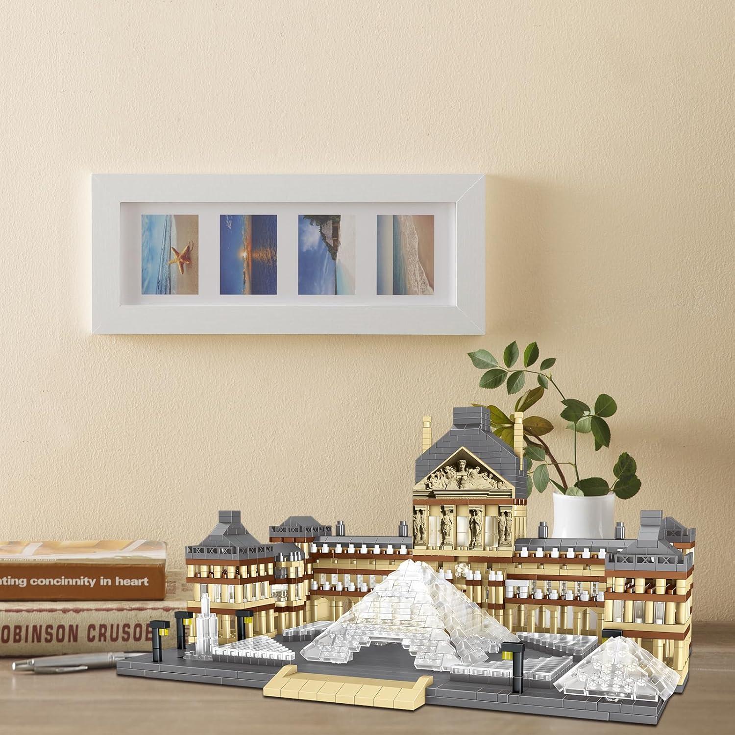 Set de Bloques de Construcción Museo del Louvre 3377 Piezas