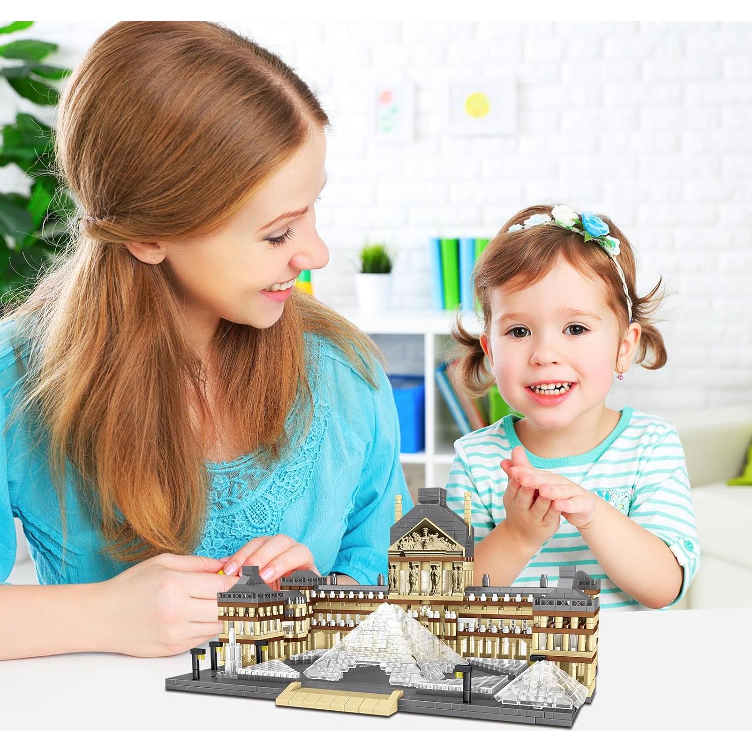 Set de Bloques de Construcción Museo del Louvre 3377 Piezas