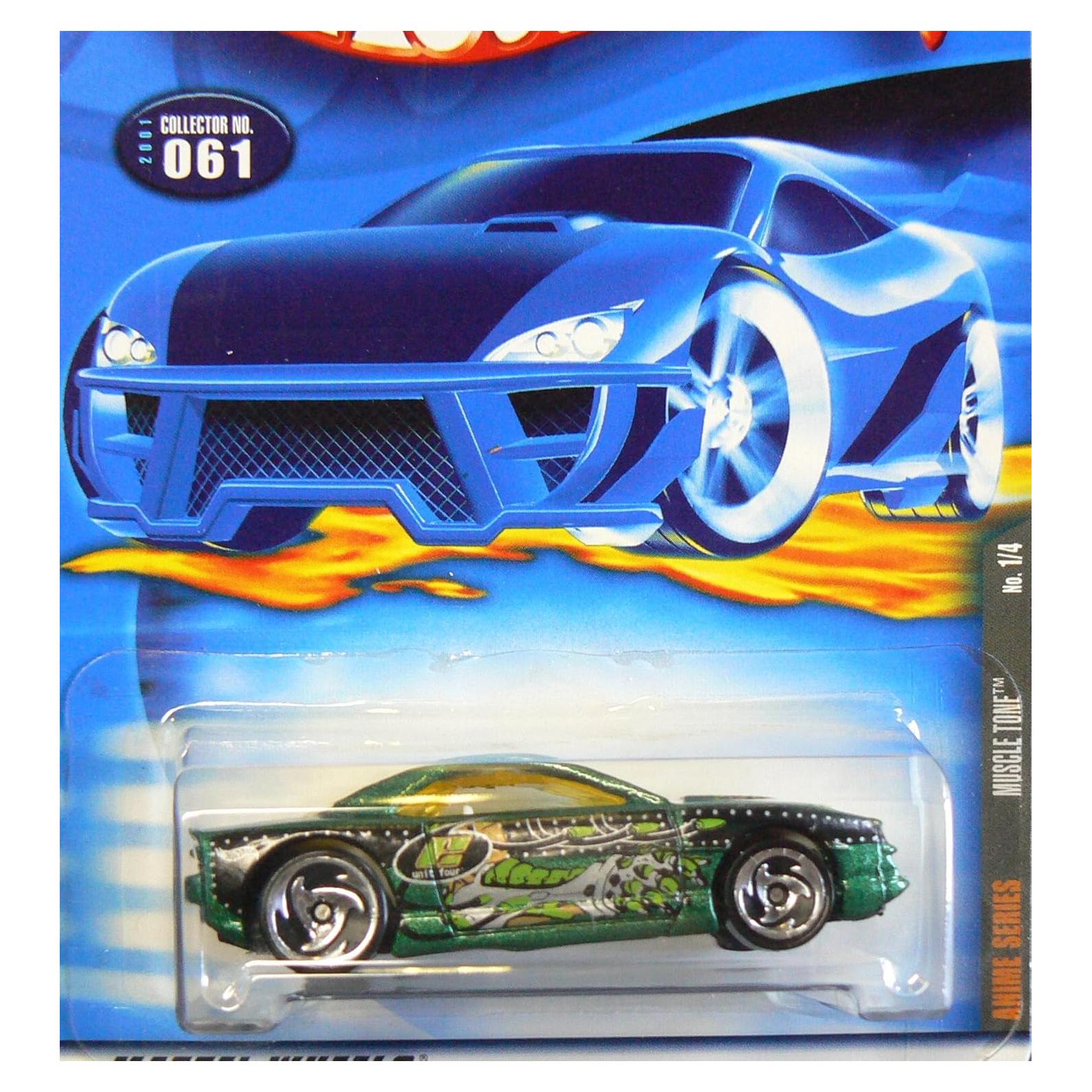 Coche de Metal Hot Wheels Anime Tono Muscular 1:14