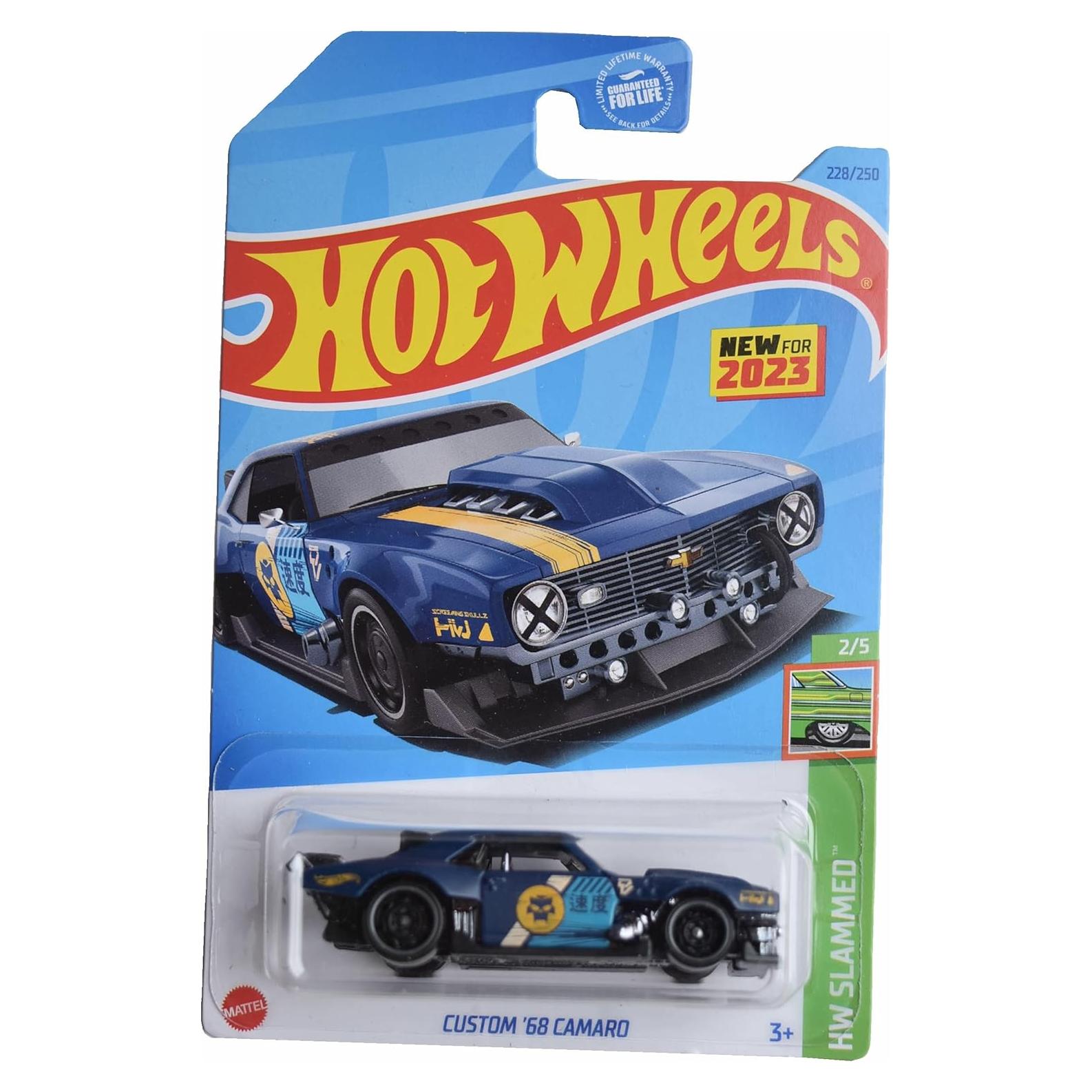 Hot Wheels Camaro Personalizado '68 Azul 1:64 Mattel
