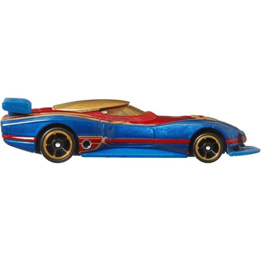 Hot Wheels Marvel Paquete 2 Autos Capitán América y Marvel