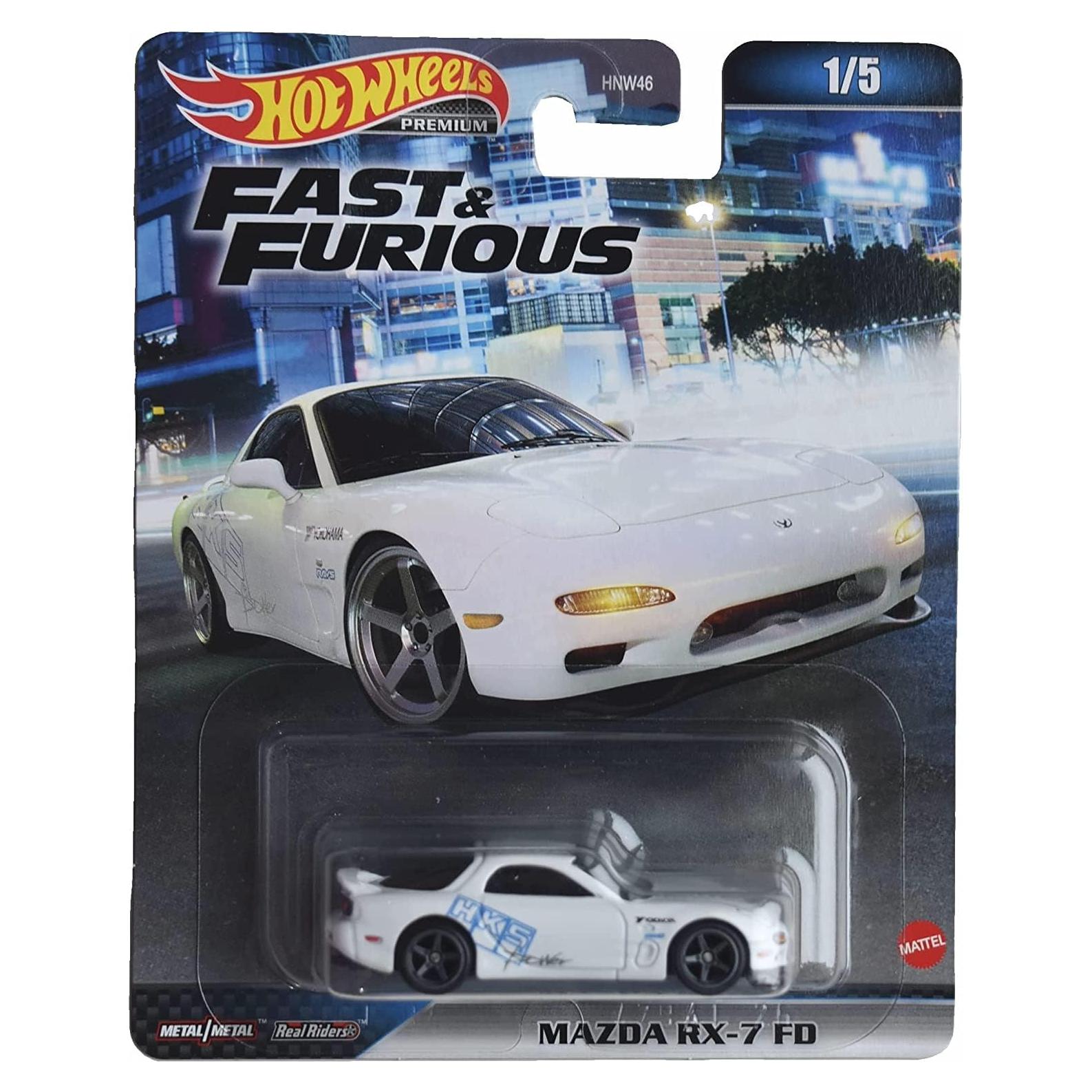 Hot Wheels Mazda RX 7 FD Rápido y Furioso 1:5 - Mattel