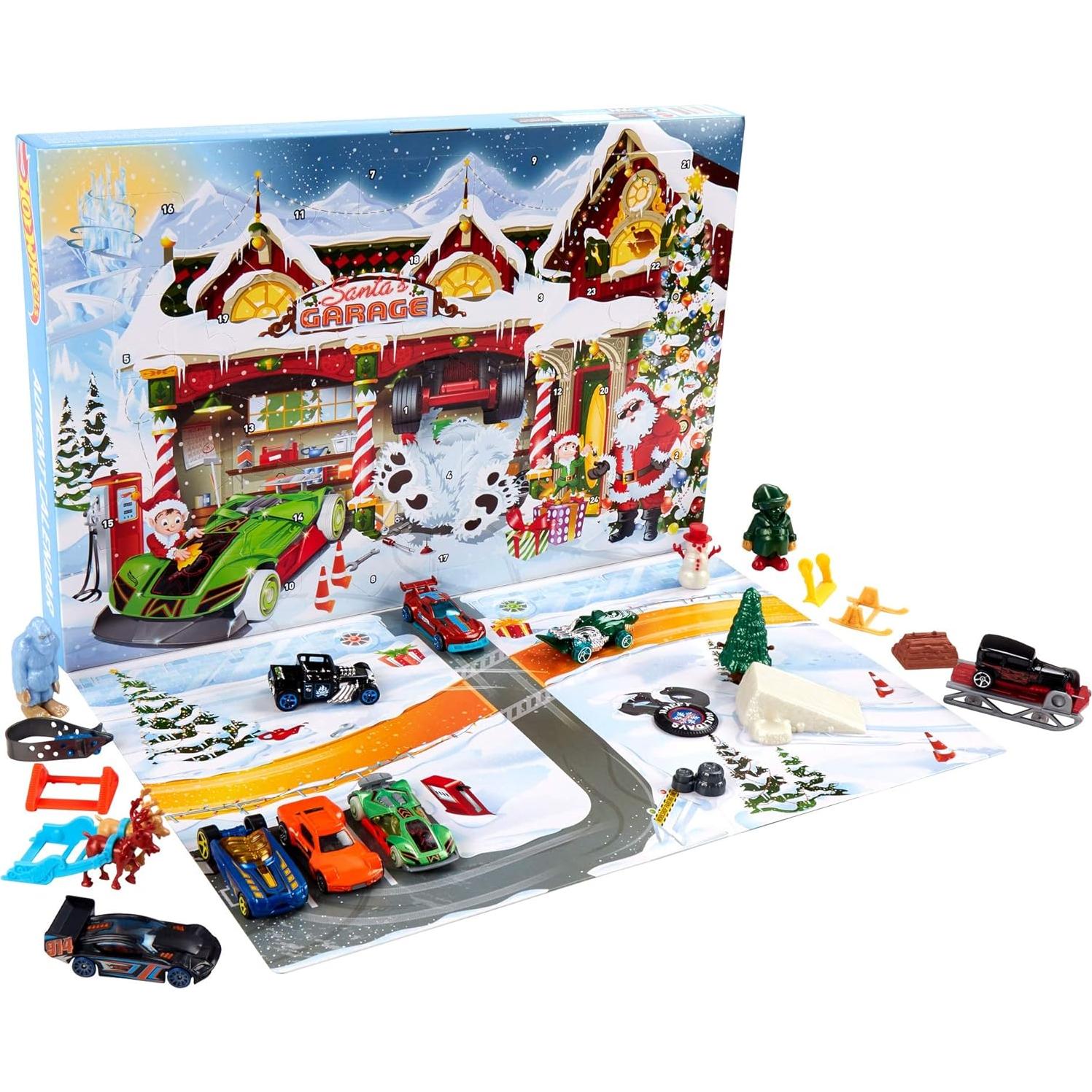Calendario de Adviento Hot Wheels 24 Días Sorpresas Navidad