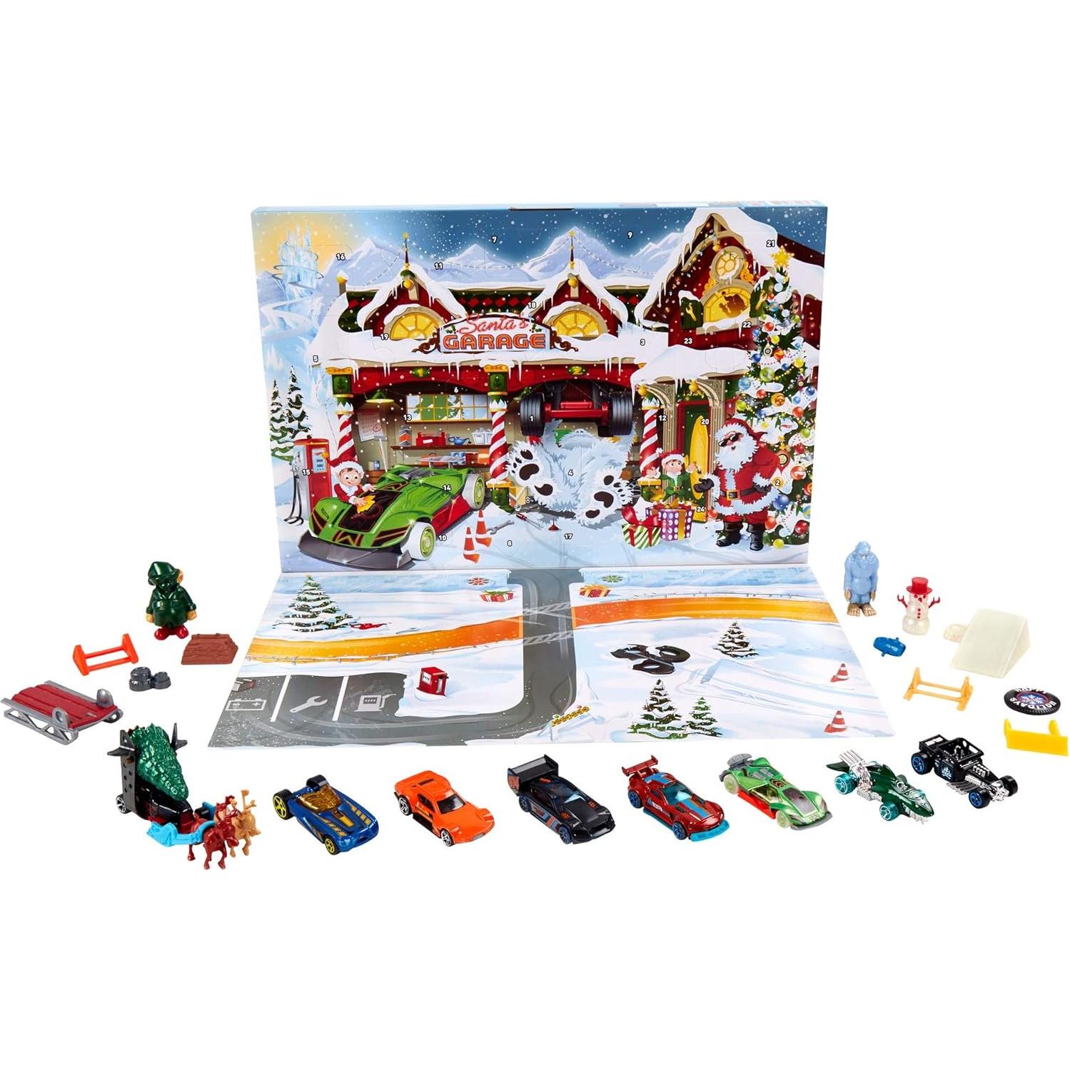 Calendario de Adviento Hot Wheels 24 Días Sorpresas Navidad