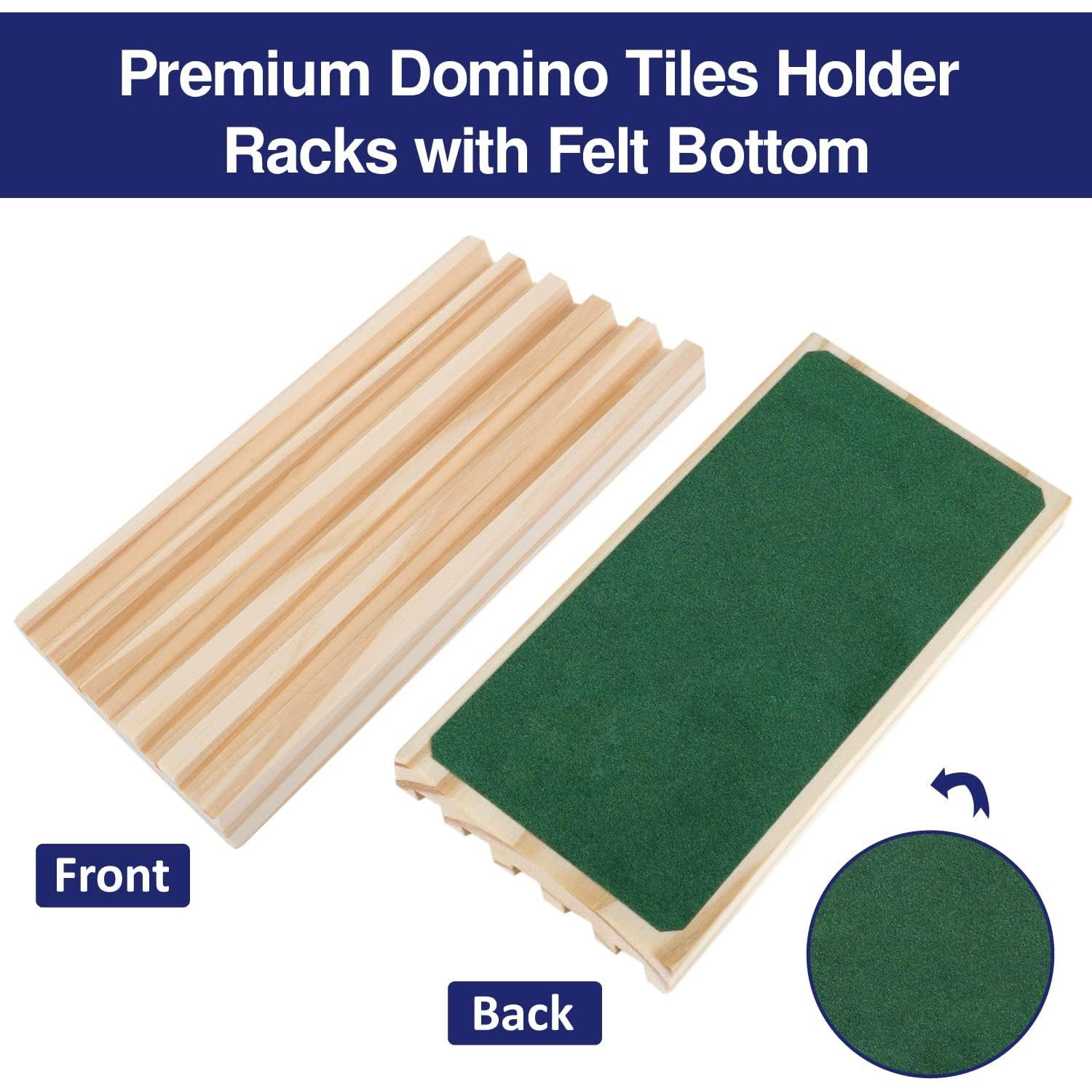 Set de 8 Bandejas de Dominó GOTHINK de Madera para Juegos