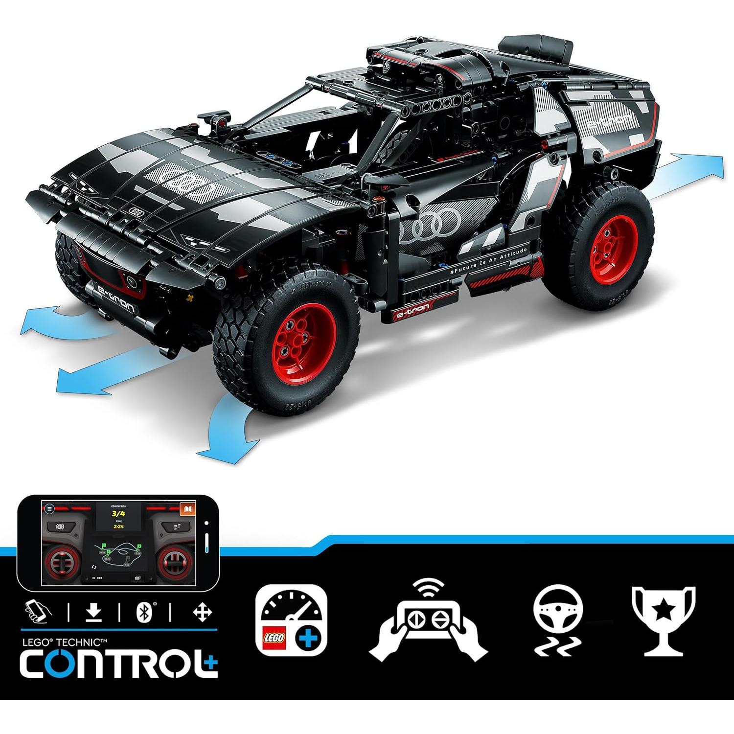 LEGO Technic Audi RS Q e-tron 42160 - Kit de Construcción 914 Piezas