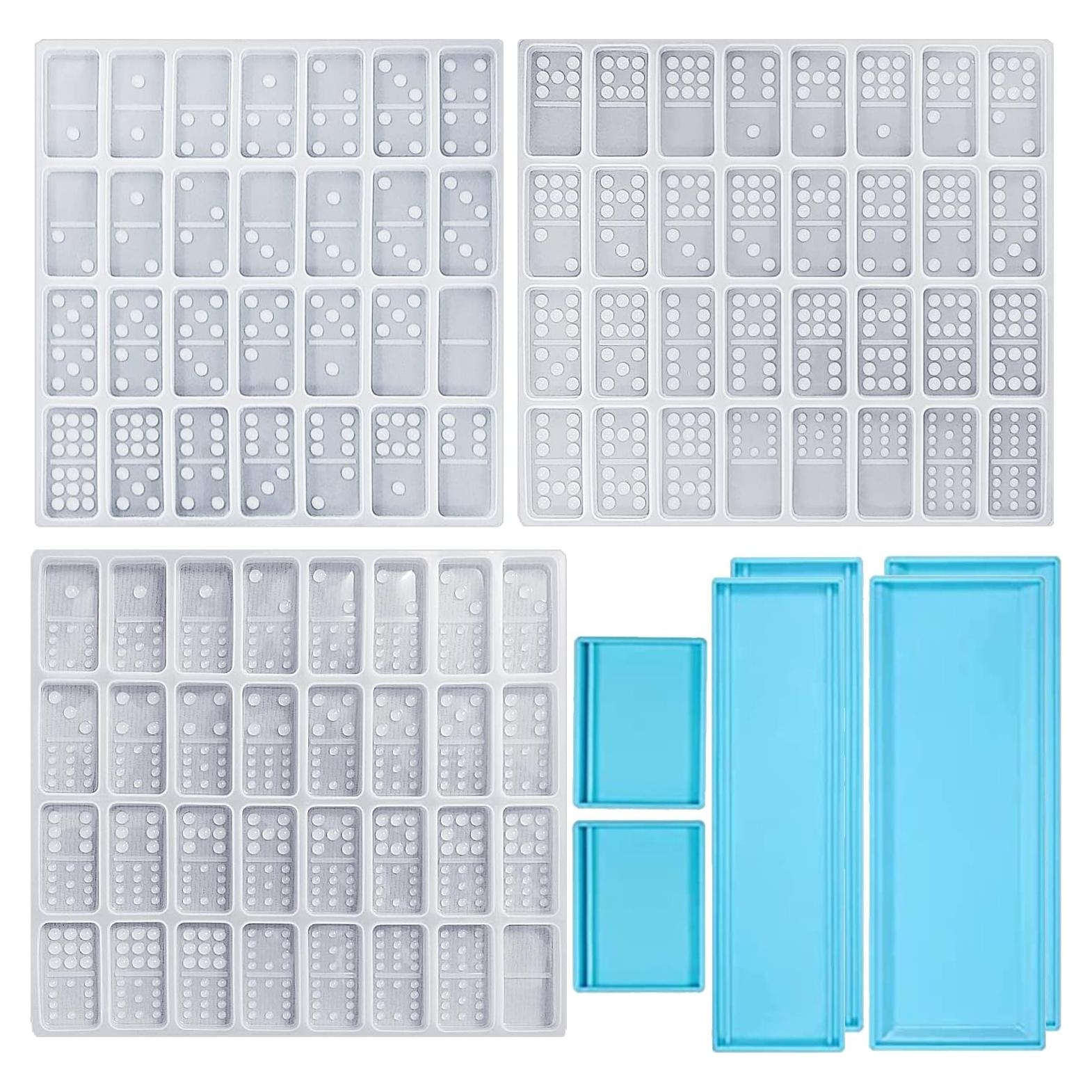 Molde de Silicona CNYMANY Doble 12 para Dominó y Caja