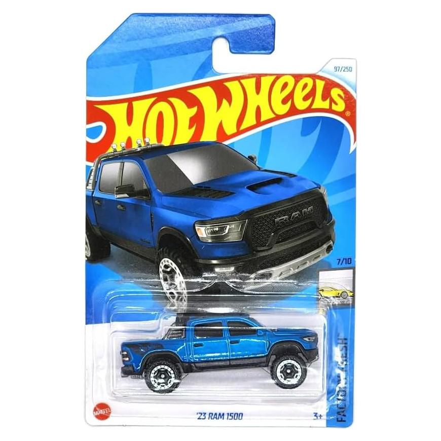 Hot Wheels Camión Ram 1500 Azul 2023 - Metal Fundido 7/10