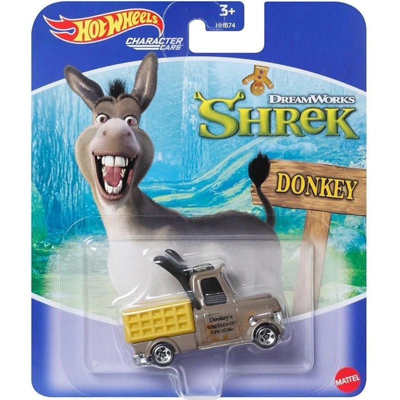 Juego de coches Hot Wheels DreamWorks Shrek 3 personajes