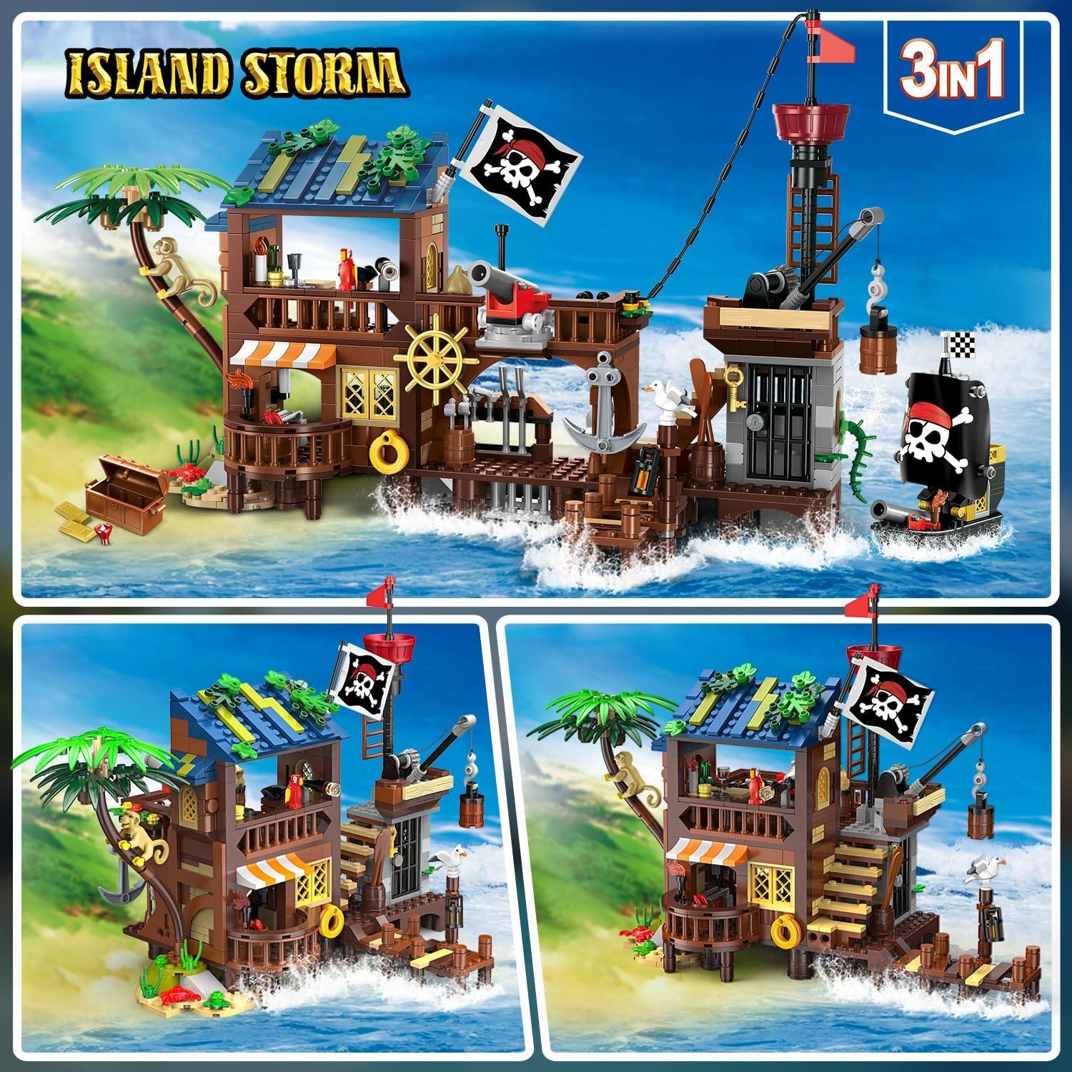 Juego de Construcción Casa Pirata CUBIMANA 781 Piezas LED