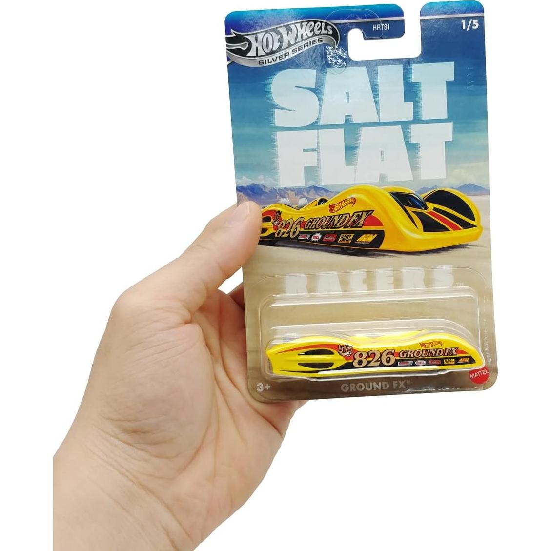 Hot Wheels Serie Plateada Salt Fiat Racers - Juguete 7.5 cm
