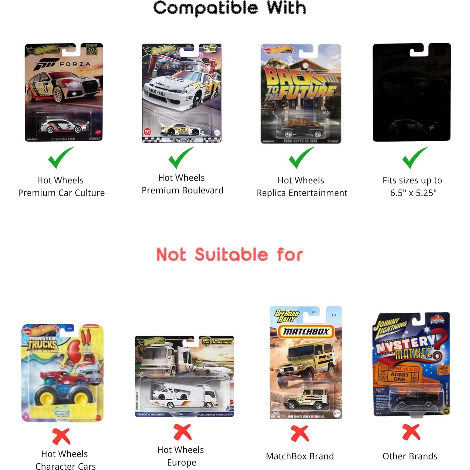30 Fundas Protectores Premium para Hot Wheels - THINNGEN