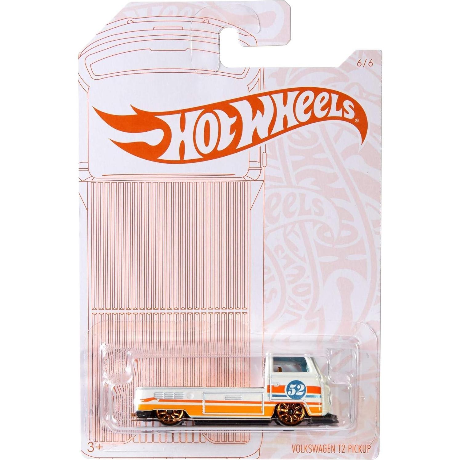 Hot Wheels Volkswagen T2 Pickup Perla y Cromo 2020