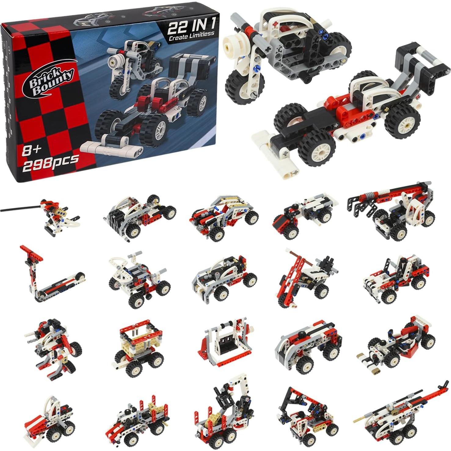 Juego de bloques de construcción BrickBounty 298 piezas