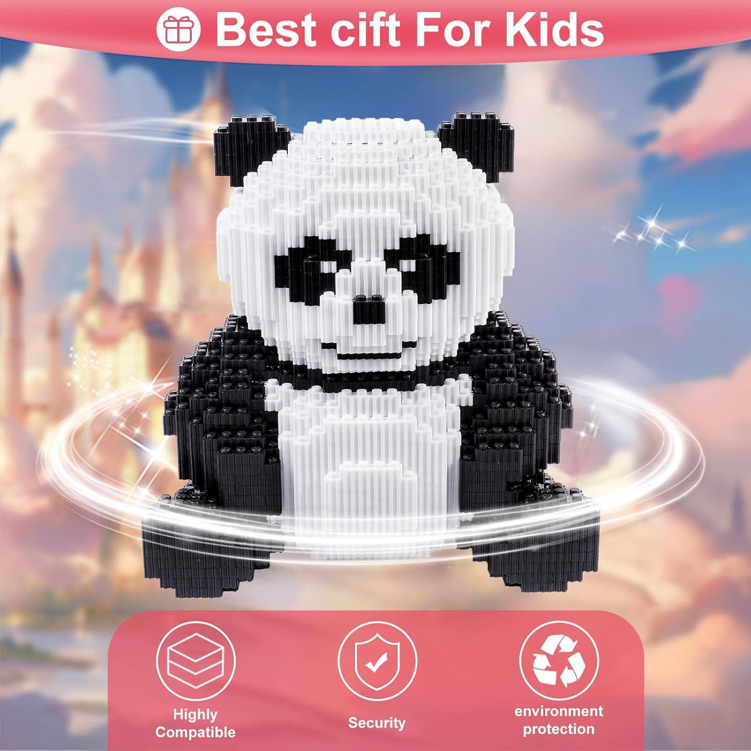 Juego de Bloques de Construcción Panda AHZILEI 4800 Piezas