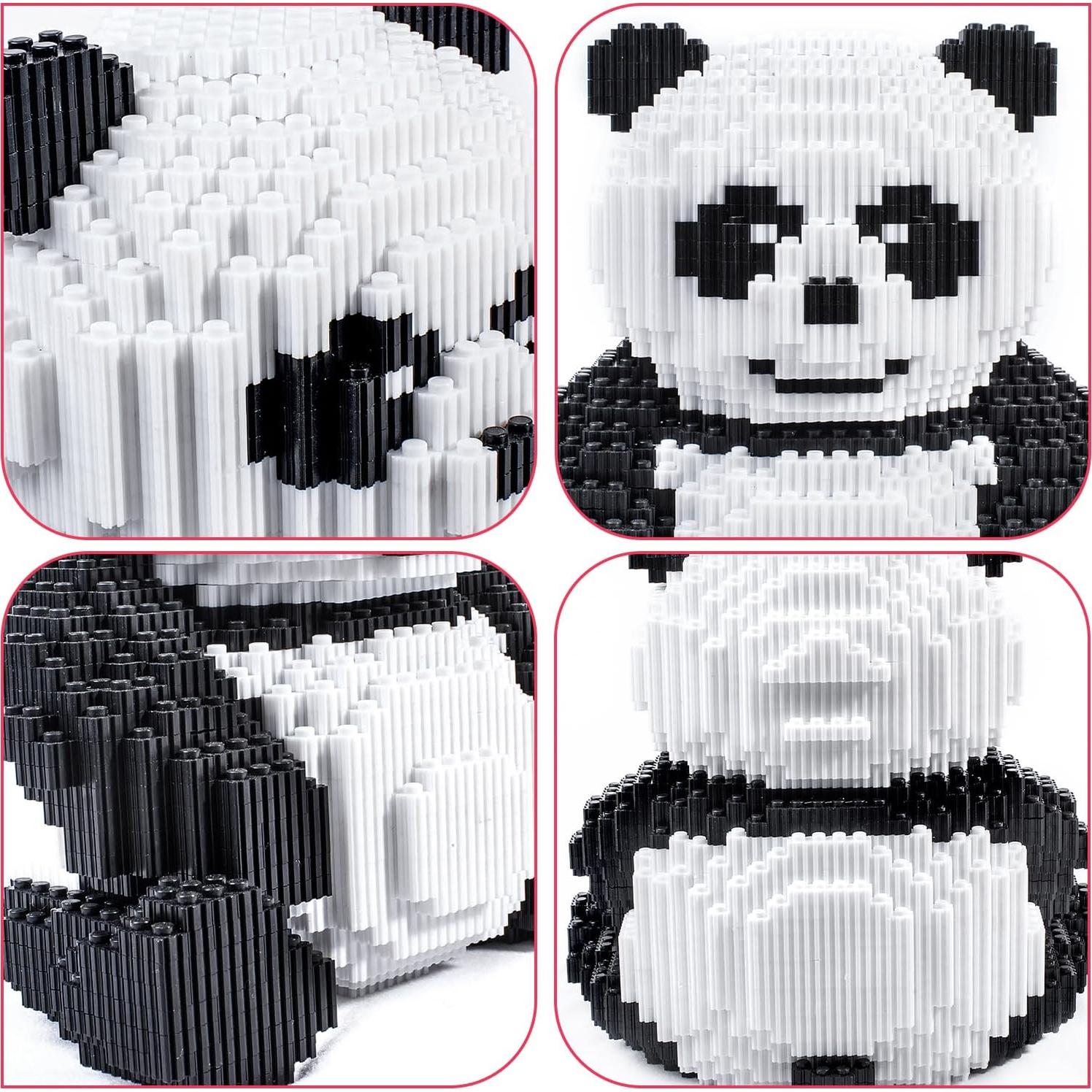 Juego de Bloques de Construcción Panda AHZILEI 4800 Piezas