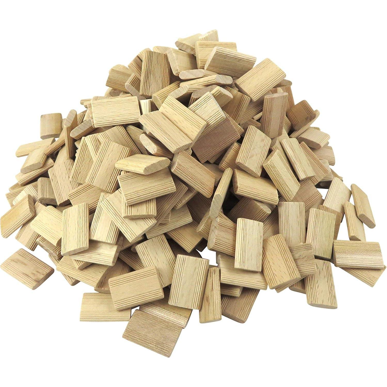 Taytools Tenones Sueltos de Madera de Haya 5x19x30mm 400 Piezas