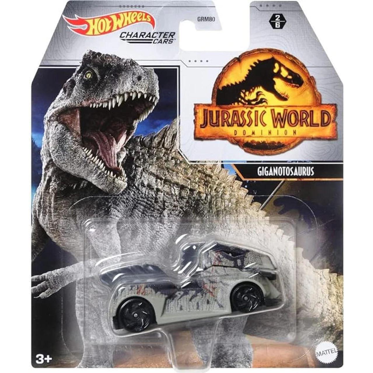 Juego de 4 Vehículos Hot Wheels Jurassic World - Mattel