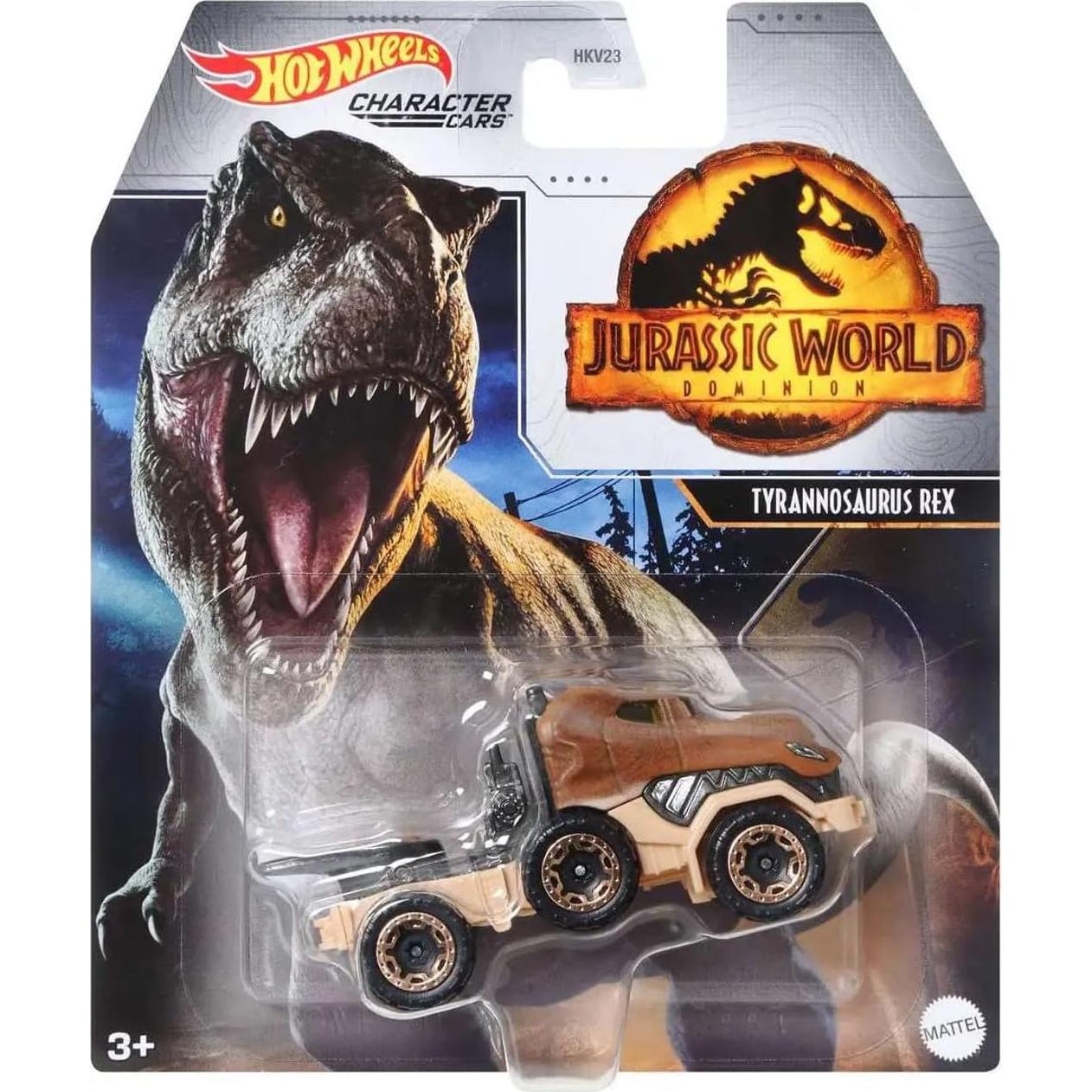 Juego de 4 Vehículos Hot Wheels Jurassic World - Mattel