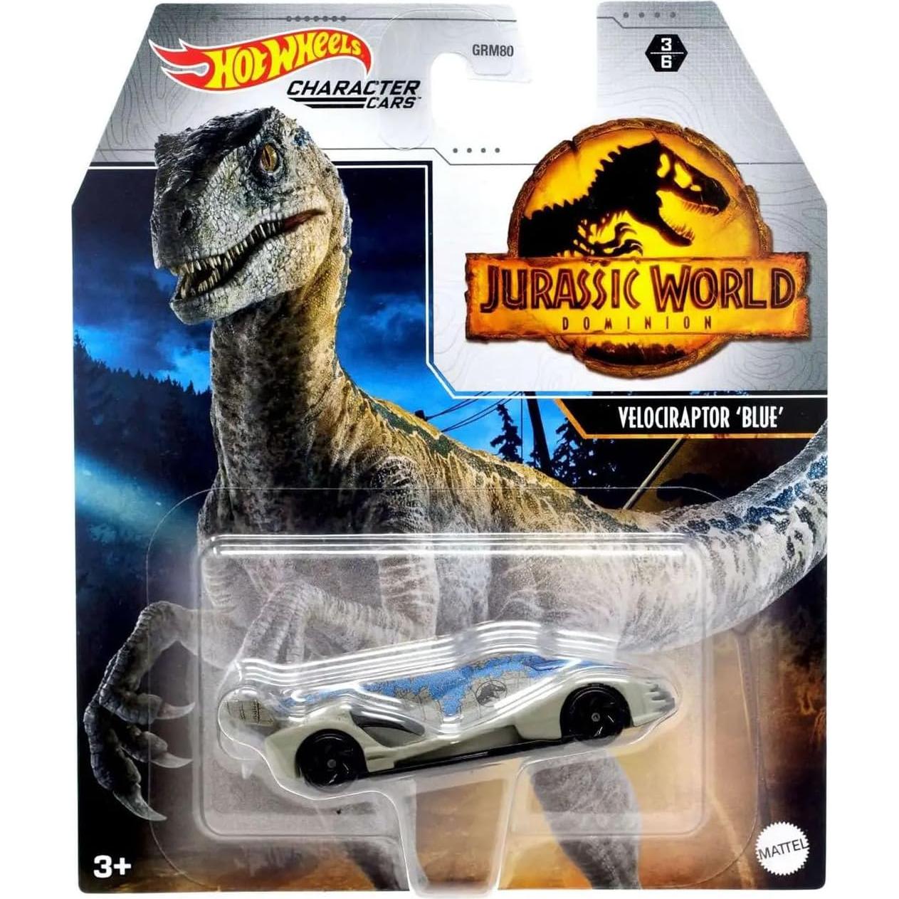 Juego de 4 Vehículos Hot Wheels Jurassic World - Mattel