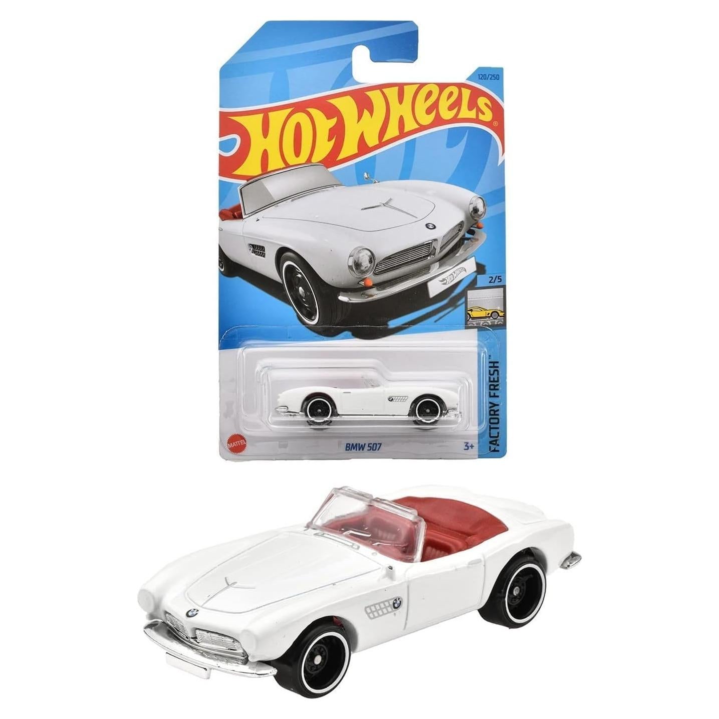 Hot Wheels BMW 507 Coche Miniatura 3.5x10.8cm Edades 3+
